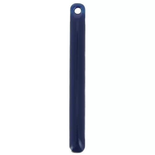 Sequins barre en métal et résine époxy 3x28 mm Bleu nuit x4