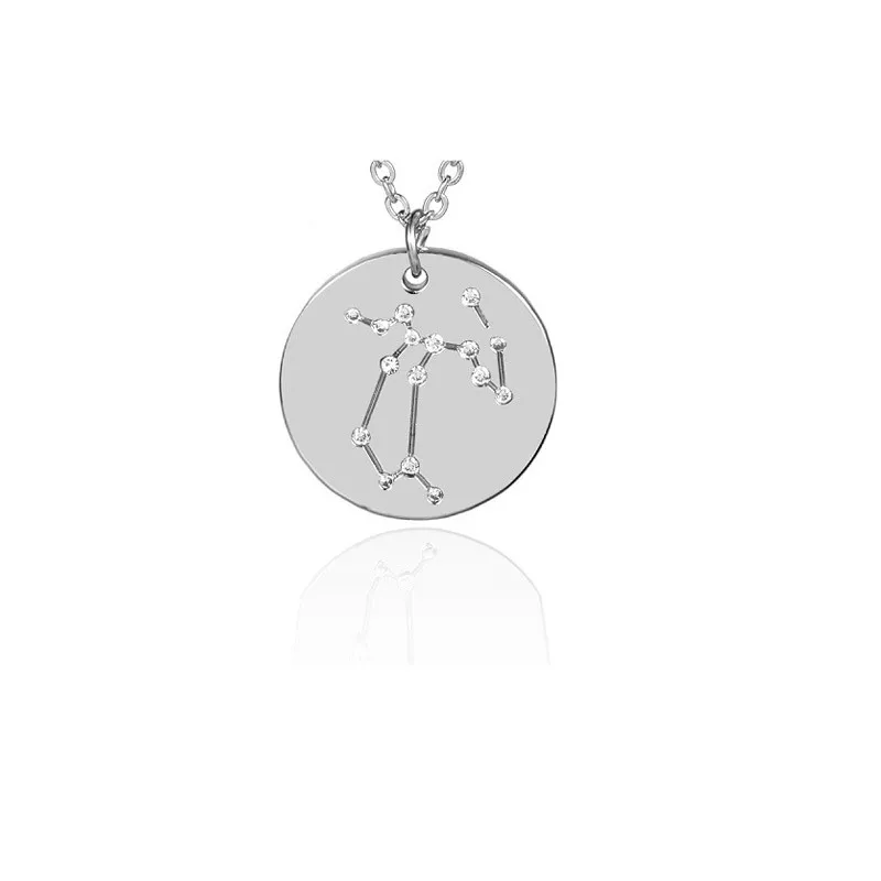 Pendentif constellation Sagittaire 20 mm avec anneau ouvert