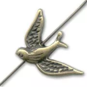 Colombe 20x14 mm bronze x1