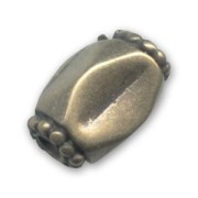 Perle bonbon 13x9 mm bronze x1|raw }}