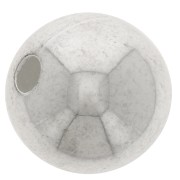 Perle Ronde en résine CCB 16 mm Argenté x 1|raw }}