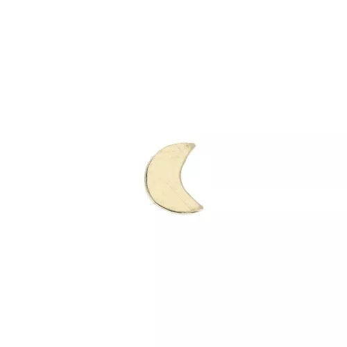 Élément demi-lune à coller 5x4 mm - Gold filled (or laminé) x1