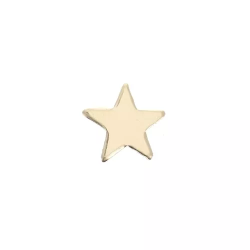 Élément étoile à coller 8 mm - Gold filled (or laminé) x1