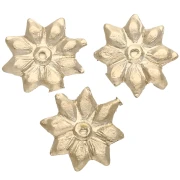 Élément fleur à coller 7.5 mm - Gold filled (or laminé)  x1