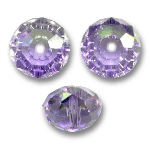 Ronde aplatie PureCrystal 5040 6 mm Tanzanite x1