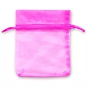 Sachets Organza 85x120 mm Fuchsia x20