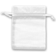 Sachets Organza 70x90 mm Blanc x20