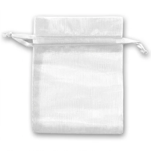 Sachets Organza 70x90 mm Blanc x20