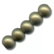 Boules 8x6.5 mm bronze x20