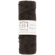 Bobine de 62 mètres de fil de chanvre Hemp Cord 1.1 mm Marron foncé