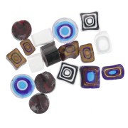 Assortiment de millefiori Murano Design 5-12 mm x 50g
