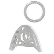 Attache pendentif PureCrystal pour 6090 16x11 mm en Argent 925 x1