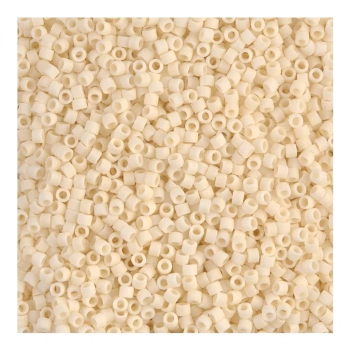 Miyuki Delica 11/0 DB0762 - Opaque Dark Cream Mat x8g