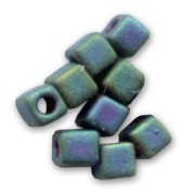 Cubes Miyuki 1.8 mm SB18-2064 - Blue Green Iris Met Mat x10g|raw }}