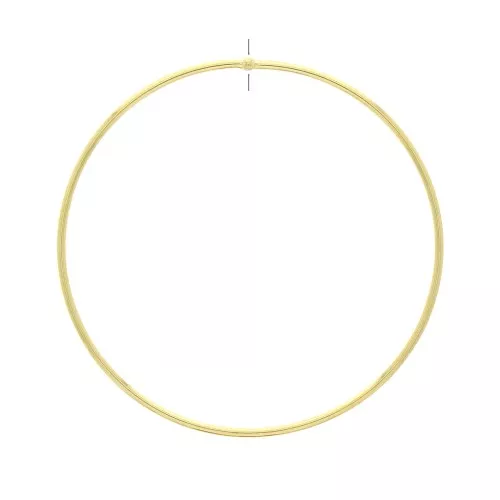 Anneau de montage percé 64 mm - Doré à l'or fin x1