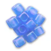 Cubes Miyuki 1.8 mm SB18-0150FR - Tr Sapphire Mat AB x10g