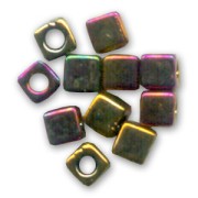 Cubes Miyuki 1.8 mm SB18-0462 - Metallic Gold Iris x10g