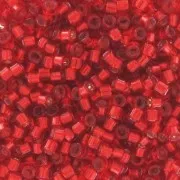Miyuki Delica 11/0 DB0602 - Dyed Silver Lined Red x100g