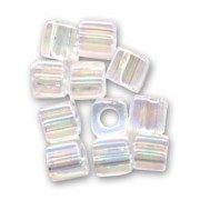 Cubes Miyuki 1.8 mm SB18-0250 - Crystal AB x10g