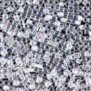 Cubes Miyuki 1.8 mm SB18-0250 - Crystal AB x10g