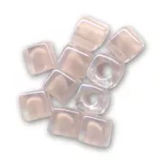 Cubes Miyuki 1.8 mm SB18-0215 - Blush Lined Crystal x10g