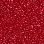 Miyuki Delica 11/0 DB0791 - Dyed Semi Mat Opaque Bright Red x100g