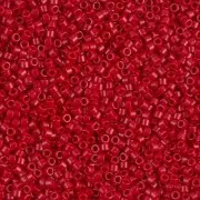 Miyuki Delica 11/0 DB0791 - Dyed Semi Mat Opaque Bright Red x100g