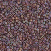 Cubes Miyuki 1.8 mm SB18-0134FR - Dark Topaz Mat AB x10g