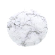 Cabochon rond 25 mm Howlite x1