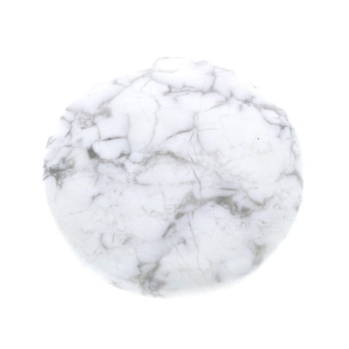 Cabochon rond 25 mm Howlite x1