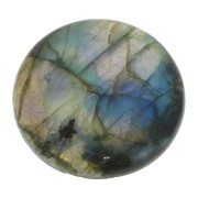 Cabochon rond 30 mm Labradorite x1|raw }}