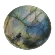 Cabochon rond 30 mm Labradorite x1