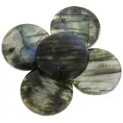 Cabochon rond 30 mm Labradorite x1