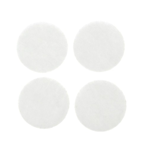 Recharge rond feutrine 22 mm pour pendentif diffuseur de parfum - Blanc x4