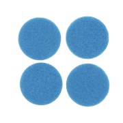 Recharge rond feutrine 22 mm pour pendentif diffuseur de parfum - Bleu x4|raw }}