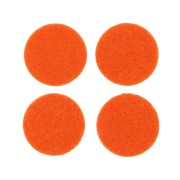 Recharge rond feutrine 22 mm pour pendentif diffuseur de parfum - Orange x4