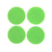 Recharge rond feutrine 22 mm pour pendentif diffuseur de parfum - Vert Fluo x4