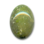 Cabochon en résine 25x18 mm imitation pierre Olive Green x1|raw }}