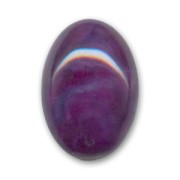Cabochon en résine 25x18 mm imitation pierre Purple x1