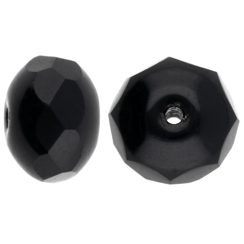 Donuts 8.5x6 mm Jet x25