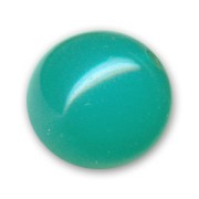 Perle ronde unie 14 mm Green Turquoise Opal x1|raw }}
