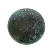 Cabochon rond 25 mm Turquoise naturelle x1|raw }}
