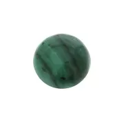 Cabochon rond 6 mm en pierre gemme - Malachite x1