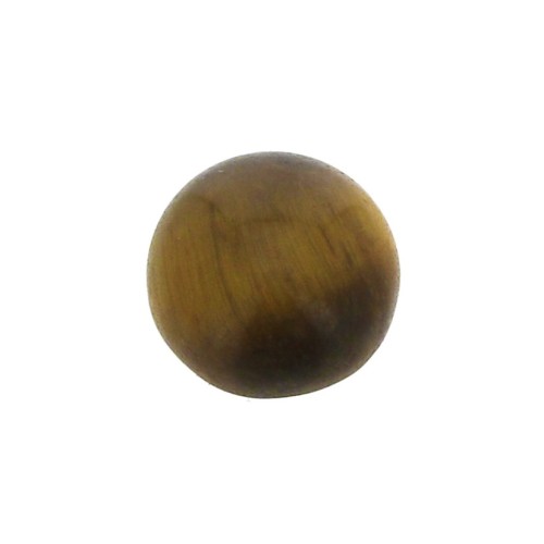 Cabochon rond 6 mm Oeil de tigre x1