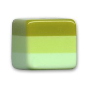 Cube tricolore 15 mm Vert clair x1|raw }}