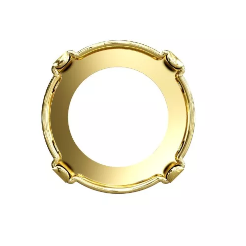 Serti griffe pour cabochon PureCrystal 1122 14 mm - Doré x1