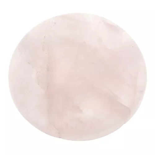 Cabochon rond 30 mm Quartz rose x1