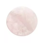 Cabochon rond 25 mm Quartz rose x1