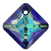 Pendentif Princess Cut PureCrystal 6431 11.5 mm Crystal Bermuda Blue x1|raw }}