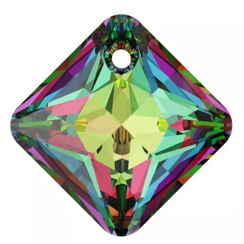 Pendentif Princess Cut PureCrystal 6431 9 mm Crystal Vitrail Medium x1